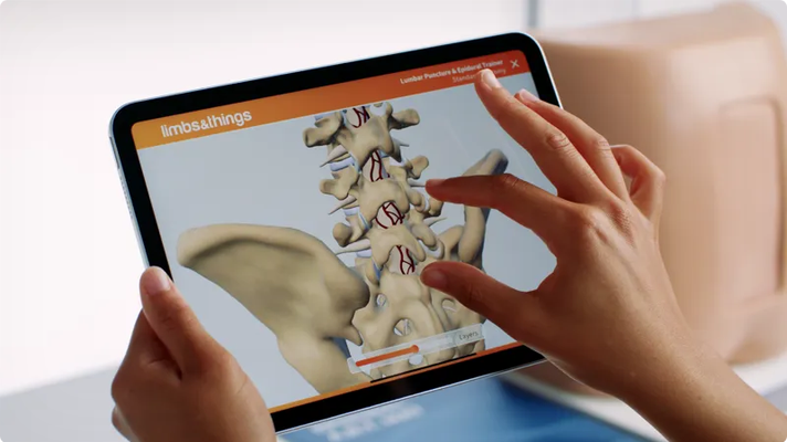 Advanced Epidural & Lumbar Puncture Model with Augmented Reality [61001]